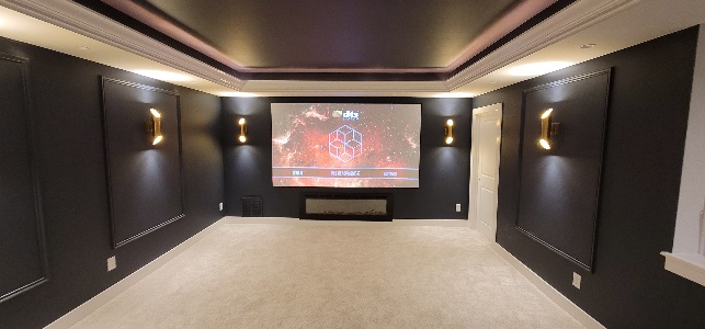 Residential home theater installation by Noble A-V